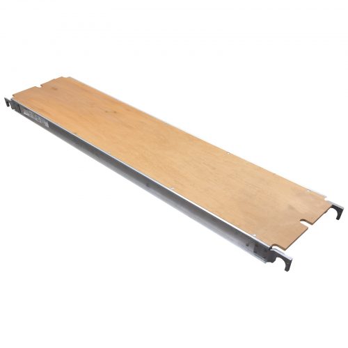Aluminum Scaffold Plank (Walk Board) With Plywood Top (19" Wide Plywood Deck)