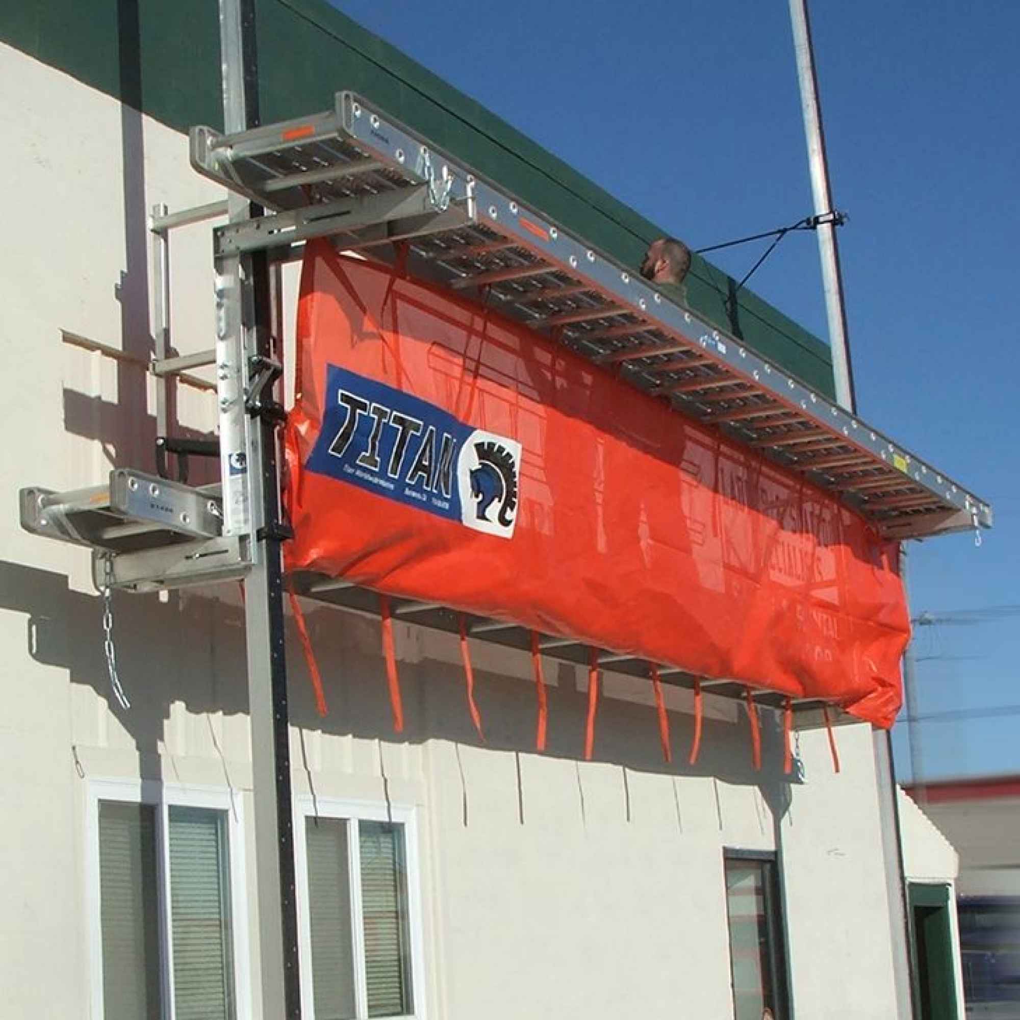 Pump Jack Safety Net, 22' Long Badger Ladder