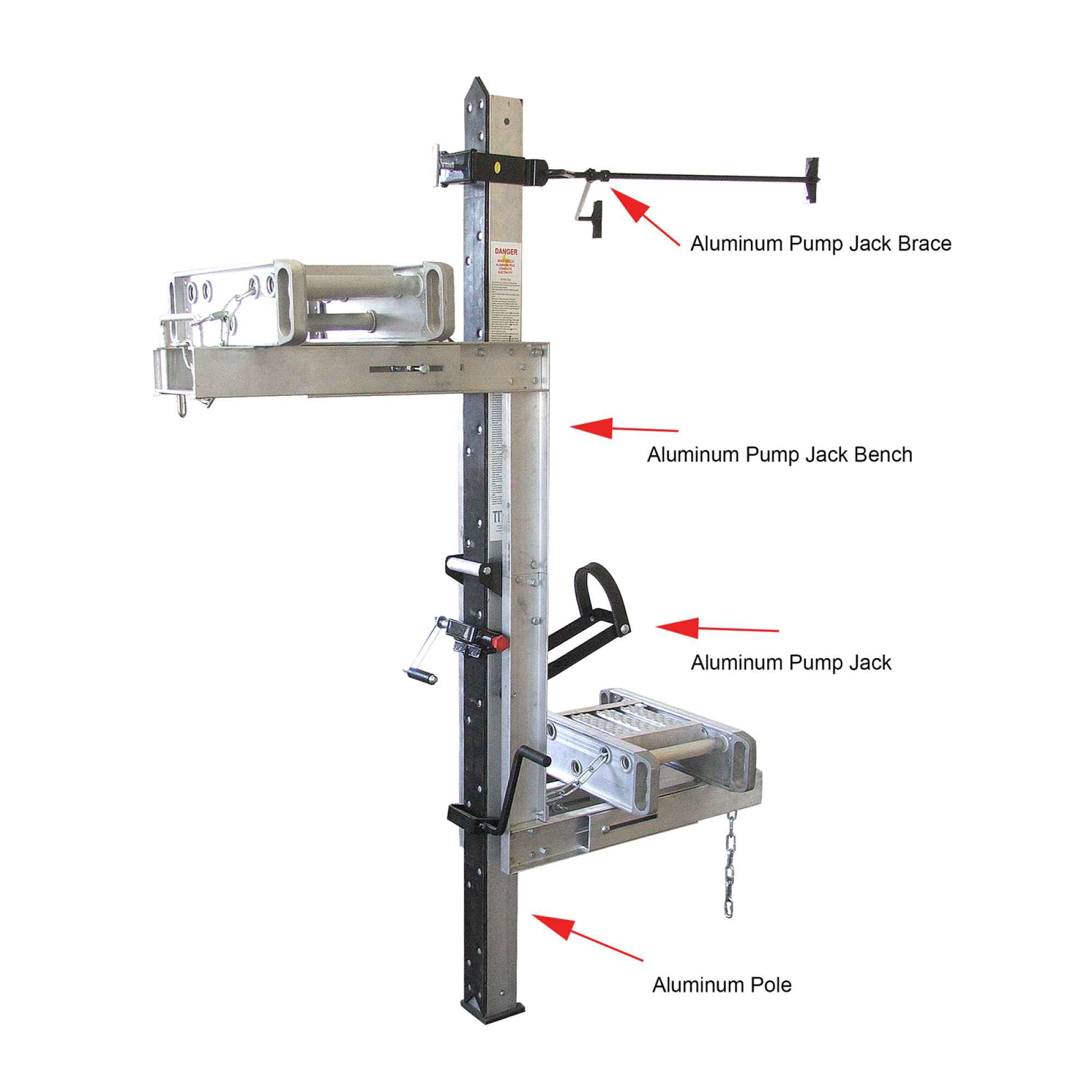 Pump Jack Package 7 • 48' wide x 24' high Badger Ladder & Scaffold
