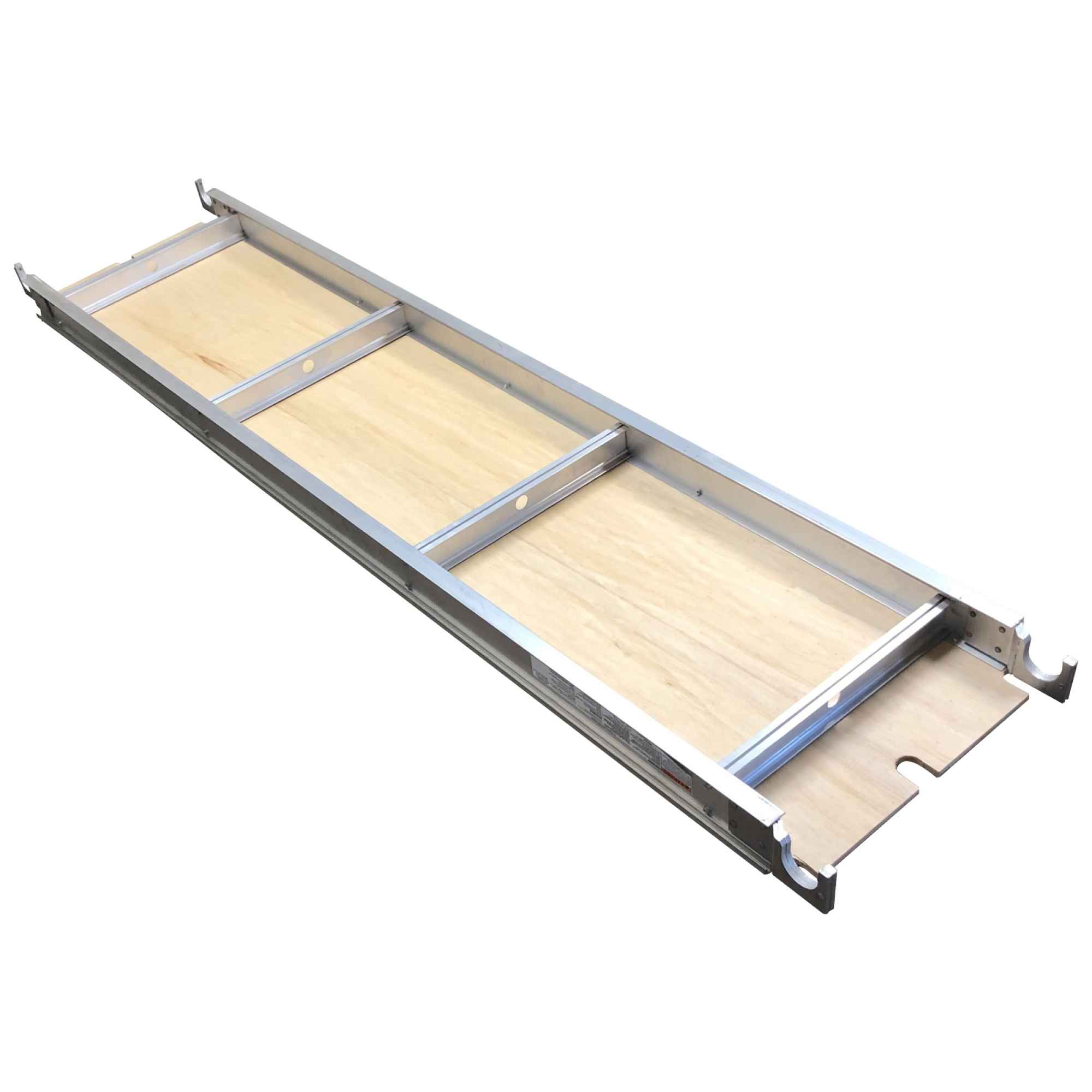 Aluminum Scaffold Plank (Walk Board) With Plywood Top (19" Wide Plywood