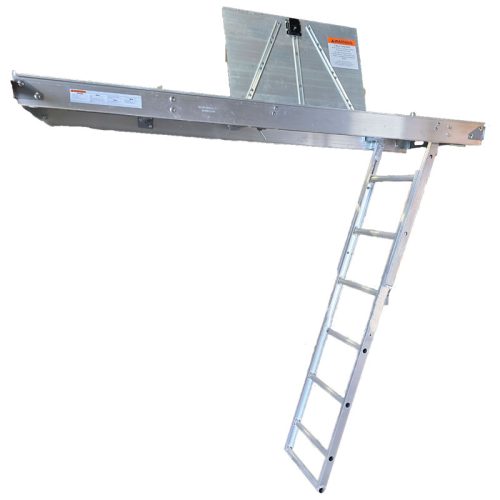 All Aluminum Hatch Plank w/ Aluminum Access Ladder - 28" Wide